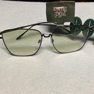 wild fable Men's Aviator Sunglasses with Green Lenses